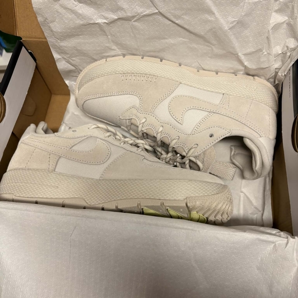 Nike Air Force 1 WILD Beige Sneakers - Picture 3 of 6